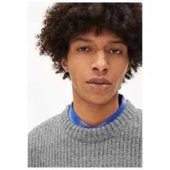 Armedangels Viskaan - Wollpullover -Hemden Elegante Boutique armedangels viskaan wollpullover detail 3