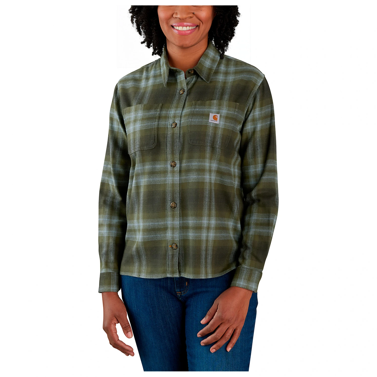 Carhartt Women's Midweight Flannel L/S Plaid Shirt - Hemd 2 Carhartt Women's Midweight Flannel L/S Plaid Shirt - Hemd – Bild 2