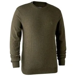 Deerhunter Kingston Knit With O-Neck - Merinopullover