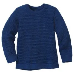 Disana Kid's Wabenstrick-Pullover - Wollpullover -Hemden Elegante Boutique disana kids wabenstrick pullover wollpullover 2