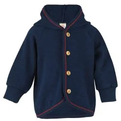 Engel Baby-Kapuzenjacke Mit Holzknöpfen - Freizeitjacke