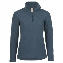 Engel Women's Pulli Mit Reißverschluss - Wollpullover