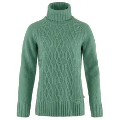 FJÄLLRÄVEN Women's Övik Cable Knit Roller Neck - Wollpullover 12 FJÄLLRÄVEN Women's Övik Cable Knit Roller Neck - Wollpullover -Hemden Elegante Boutique fjaellraeven womens oevik cable knit roller neck wollpullover 2