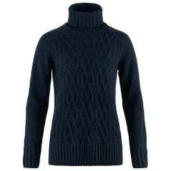 FJÄLLRÄVEN Women's Övik Cable Knit Roller Neck - Wollpullover 13 FJÄLLRÄVEN Women's Övik Cable Knit Roller Neck - Wollpullover -Hemden Elegante Boutique fjaellraeven womens oevik cable knit roller neck wollpullover 3