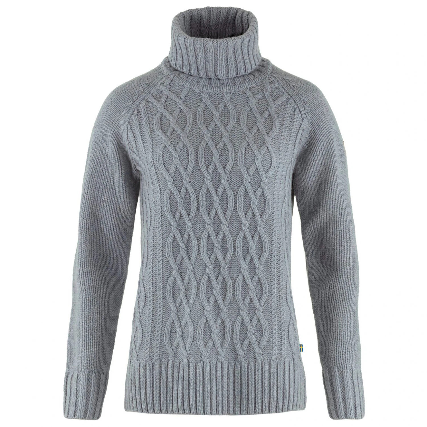 FJÄLLRÄVEN Women's Övik Cable Knit Roller Neck - Wollpullover 1 FJÄLLRÄVEN Women's Övik Cable Knit Roller Neck - Wollpullover