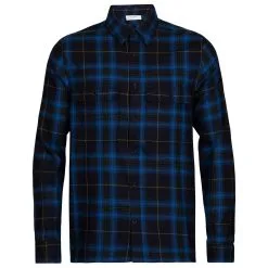 Icebreaker Dawnder L/S Flannel Shirt Plaid - Hemd