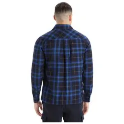 Icebreaker Dawnder L/S Flannel Shirt Plaid - Hemd -Hemden Elegante Boutique icebreaker dawnder l s flannel shirt plaid hemd detail 7