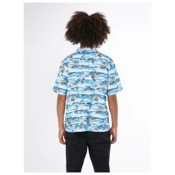 KnowledgeCotton Apparel Boxed Fit AOP S/S Light Shirt - Hemd -Hemden Elegante Boutique knowledgecotton apparel boxed fit aop s s light shirt hemd detail 4