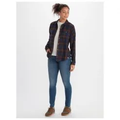 Marmot Women's Fairfax Midweight Flannel - Hemd -Hemden Elegante Boutique marmot womens fairfax midweight flannel hemd detail 4