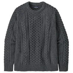 Patagonia Recycled Wool Cable Knit Crewneck Sweater - Pullover -Hemden Elegante Boutique patagonia recycled wool cable knit crewneck sweater pullover 1