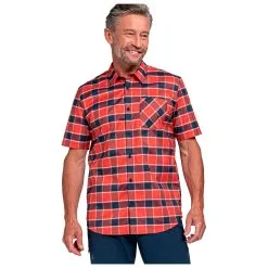 Schöffel Shirt Elmoos SH - Hemd -Hemden Elegante Boutique schoeffel shirt elmoos sh hemd detail 3