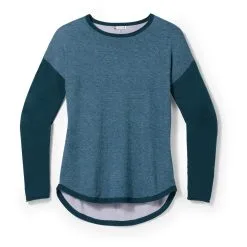 Smartwool Women's Shadow Pine Colorblock Sweater - Pullover