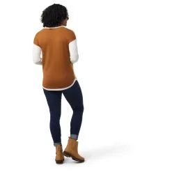 Smartwool Women's Shadow Pine Colorblock Sweater - Pullover -Hemden Elegante Boutique smartwool womens shadow pine colorblock sweater pullover detail 3