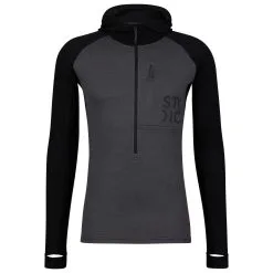 Stoic Merino260 StadjanSt. 3/4 Zip W. Hood - Merinohoodie