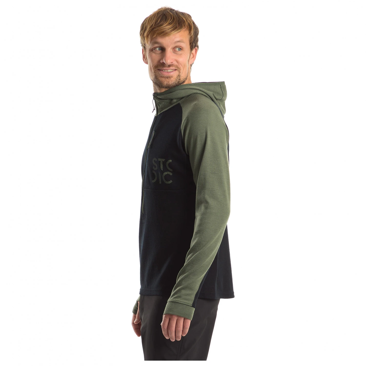 Stoic Merino260 StadjanSt. 3/4 Zip W. Hood - Merinohoodie 10 Stoic Merino260 StadjanSt. 3/4 Zip W. Hood - Merinohoodie – Bild 10