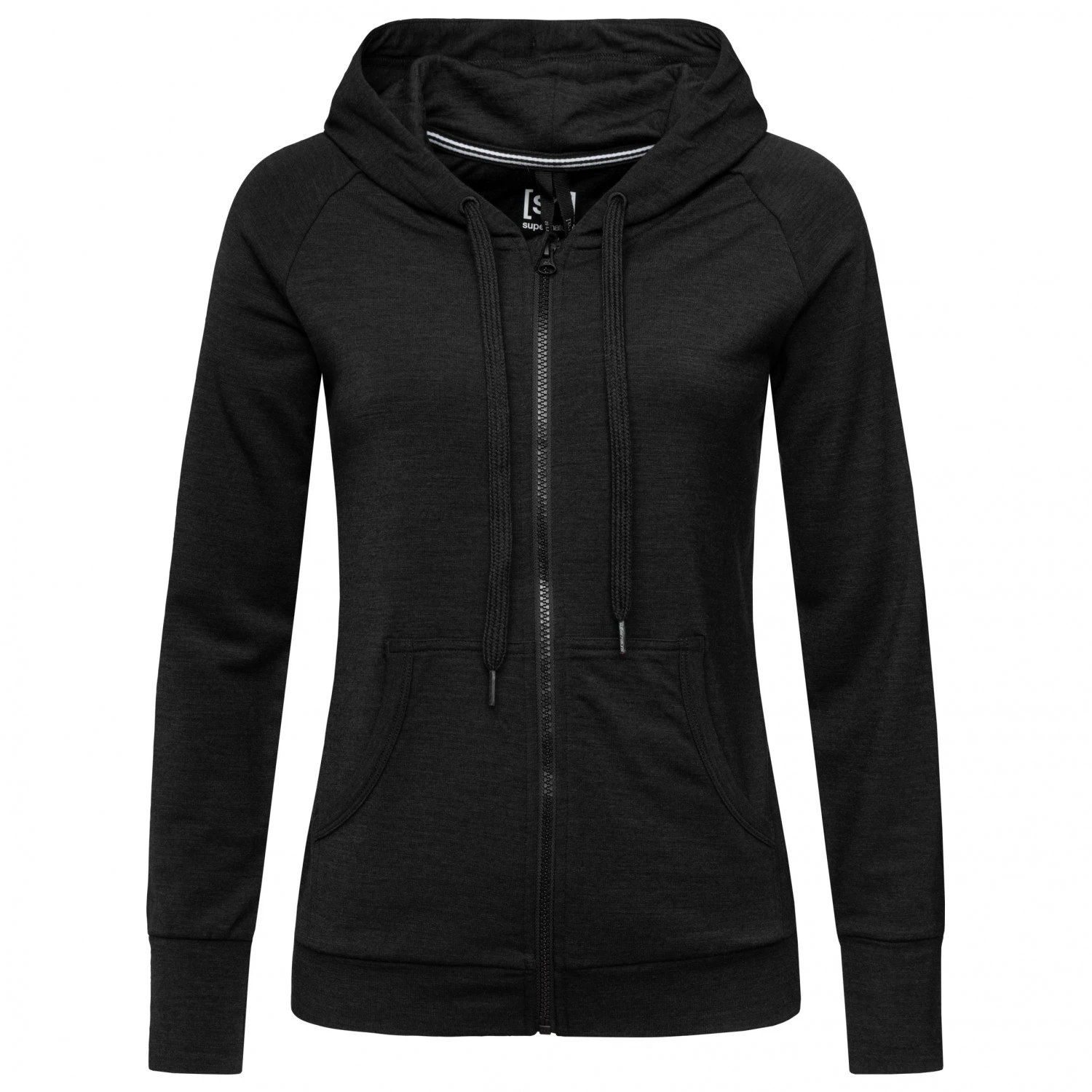 Super.natural Women's Essential Zip Hoodie - Merinohoodie 4 Super.natural Women's Essential Zip Hoodie - Merinohoodie – Bild 4