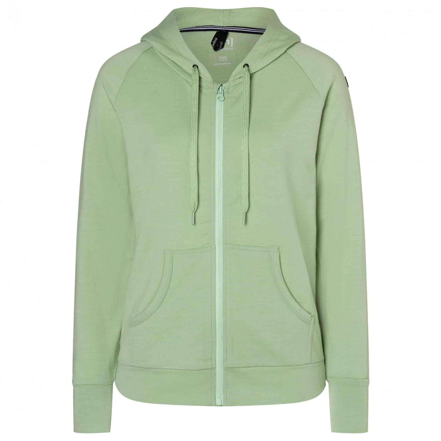 Super.natural Women's Essential Zip Hoodie - Merinohoodie 5 Super.natural Women's Essential Zip Hoodie - Merinohoodie – Bild 5