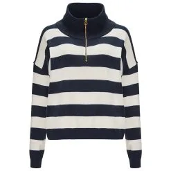 We Norwegians Women's Gullholmen Zip-Up Sweater - Merinopullover -Hemden Elegante Boutique we norwegians womens gullholmen zip up sweater merinopullover 1